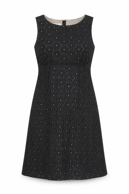Laura Ashley Black Women's Sheath Dress, Size 12