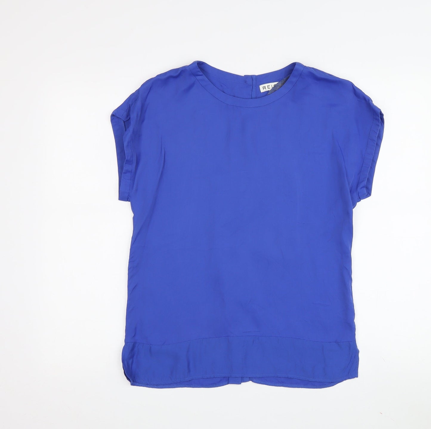 Womens UK Size 4 Reiss Blue  Blouse