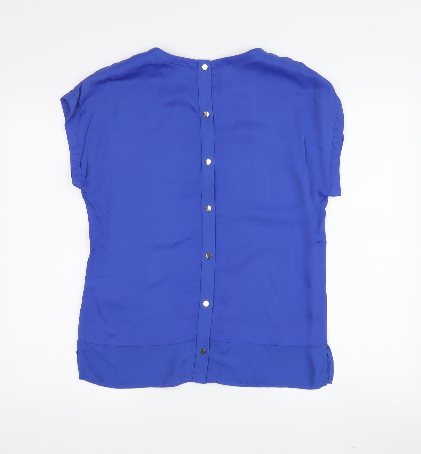 Womens UK Size 4 Reiss Blue  Blouse