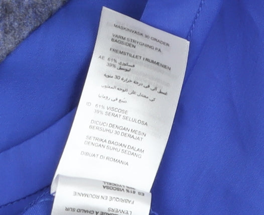 Womens UK Size 4 Reiss Blue  Blouse