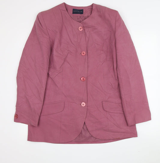 Alexon Women's Purple Blazer, Size 14, Classic Style