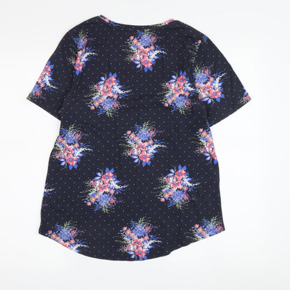 Laura Ashley Women's Floral Top Multicolour Size 10