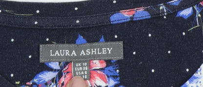 Laura Ashley Women's Floral Top Multicolour Size 10
