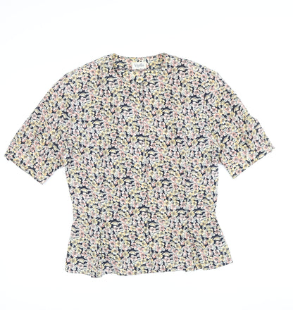 Womens UK Size 8 Viyella Multicoloured  Blouse