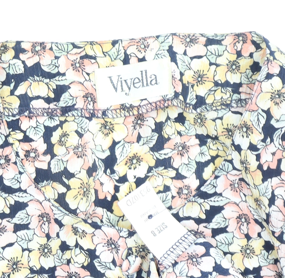 Womens UK Size 8 Viyella Multicoloured  Blouse