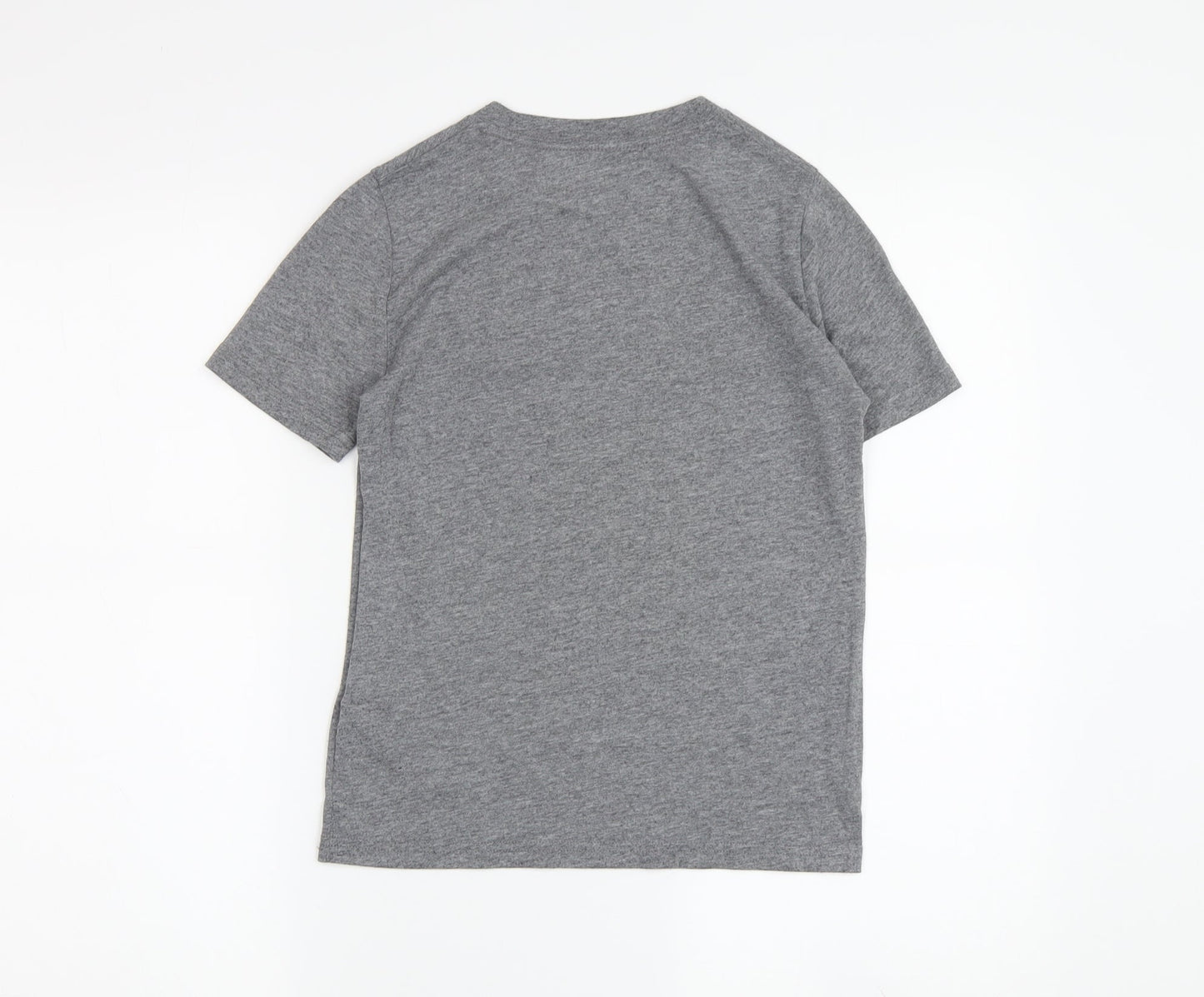 Abercrombie Kids Boys Grey Graphic T-Shirt 7-8 Years