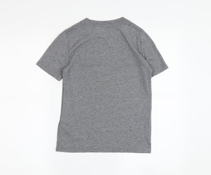 Abercrombie Kids Boys Grey Graphic T-Shirt 7-8 Years