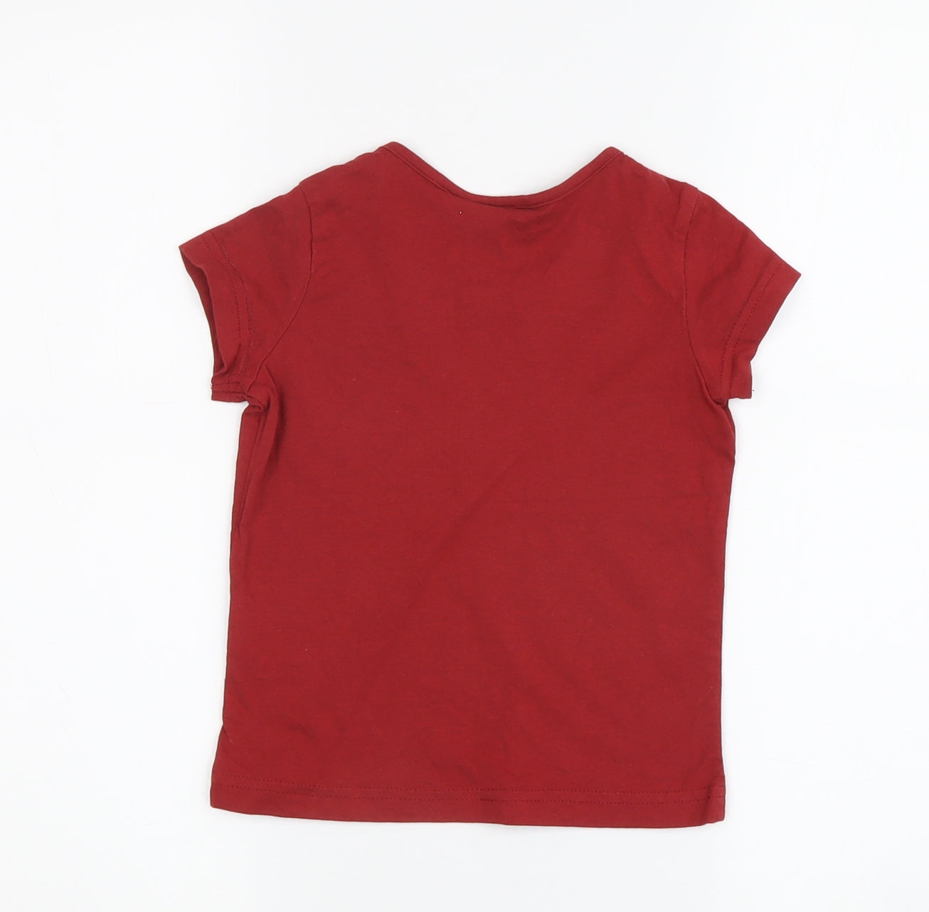 Harry Potter Boys Red T-Shirt 3-4 Years Quidditch Graphic