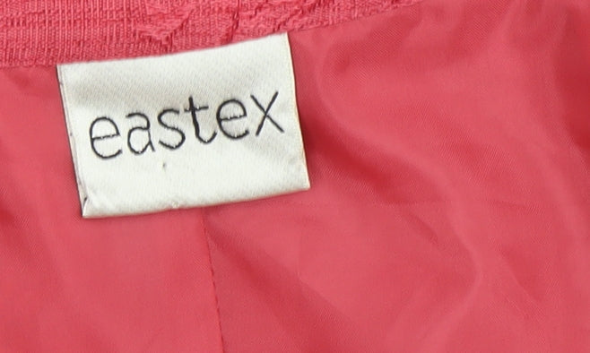 Eastex Women's Red A-Line Midi Skirt Size 14