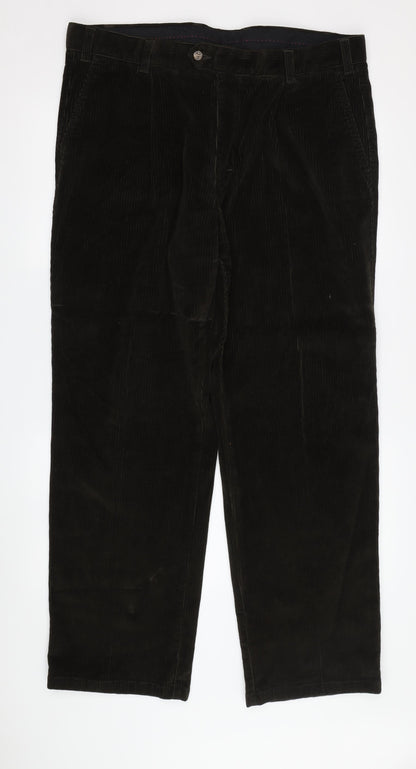 Guise Men's Black L Corduroy Trousers
