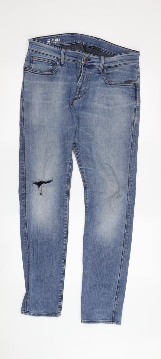 G-Star Raw Men's Blue Skinny Jeans Size 32