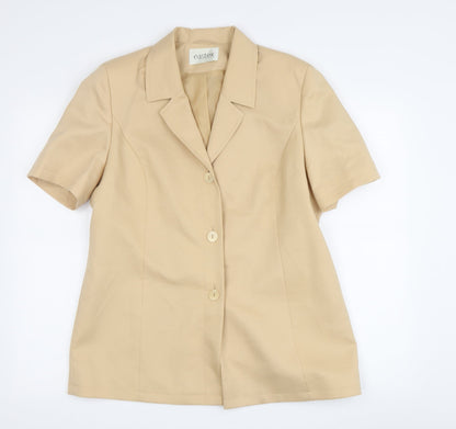 Womens UK Size 12 Eastex Beige Basic Jacket