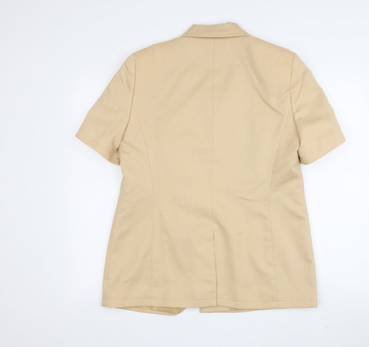 Womens UK Size 12 Eastex Beige Basic Jacket