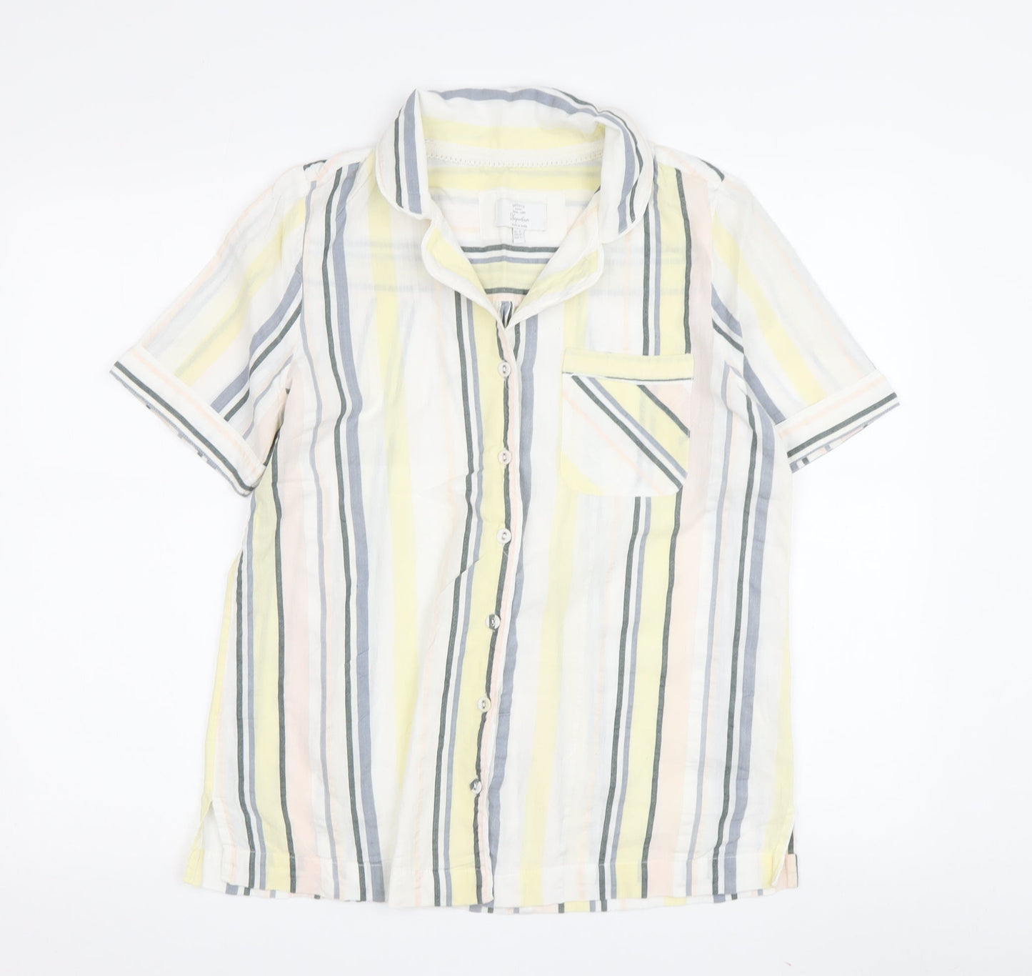 FatFace Women's Multicoloured Striped Nightshirt UK 8