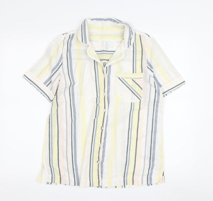 FatFace Women's Multicoloured Striped Nightshirt UK 8