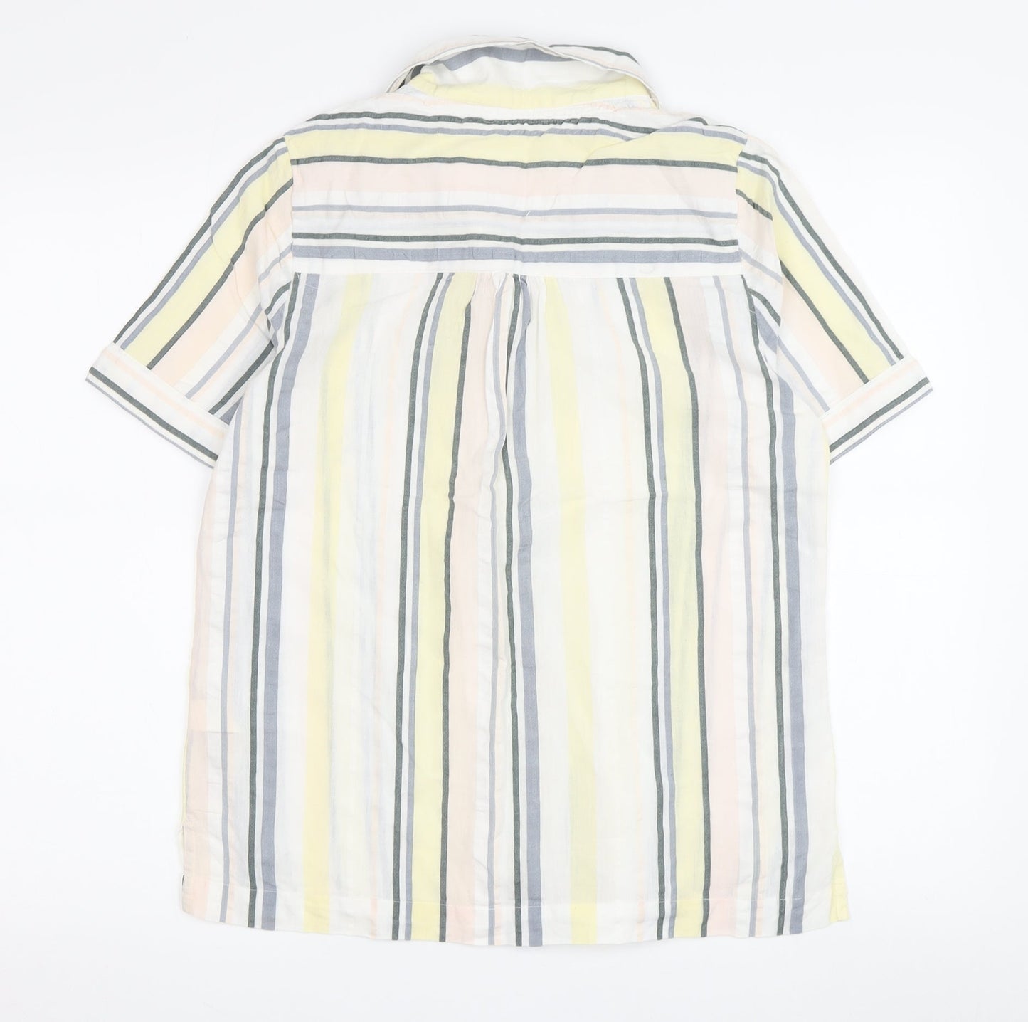FatFace Women's Multicoloured Striped Nightshirt UK 8