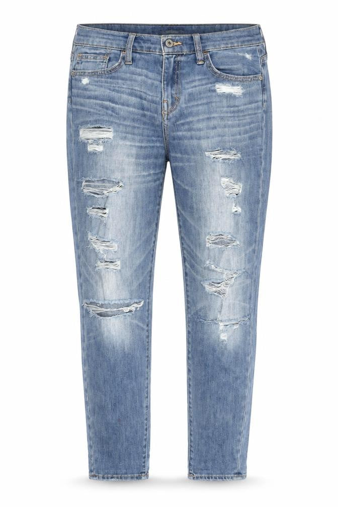 Womens UK Size 4 Abercrombie & Fitch Slim Fit Skinny Blue Jeans