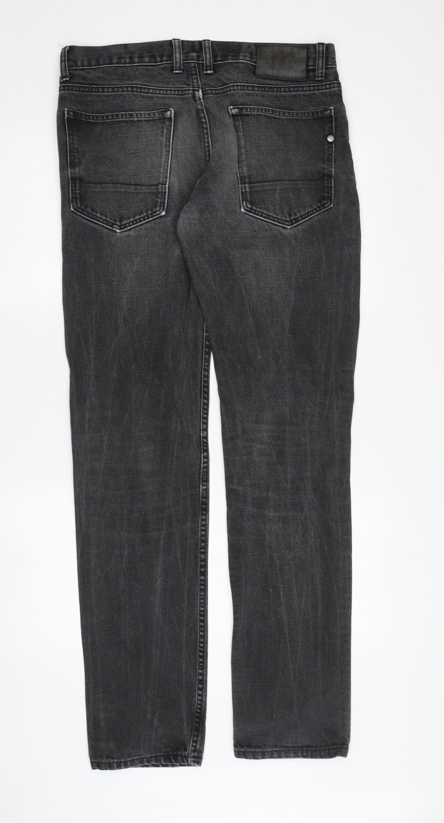 Ben Sherman Men's Black Slim Straight Jeans, Size M