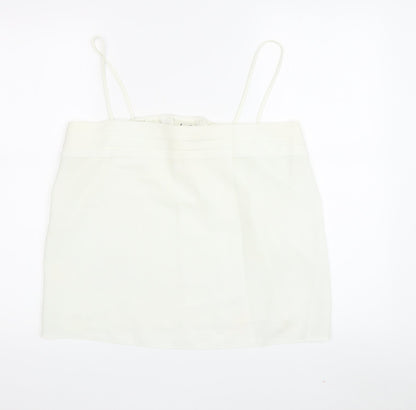 Womens UK Size 16 Amari White Camisole Tank
