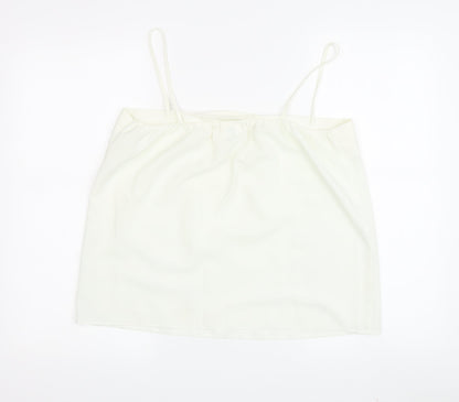 Womens UK Size 16 Amari White Camisole Tank