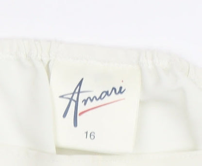 Womens UK Size 16 Amari White Camisole Tank