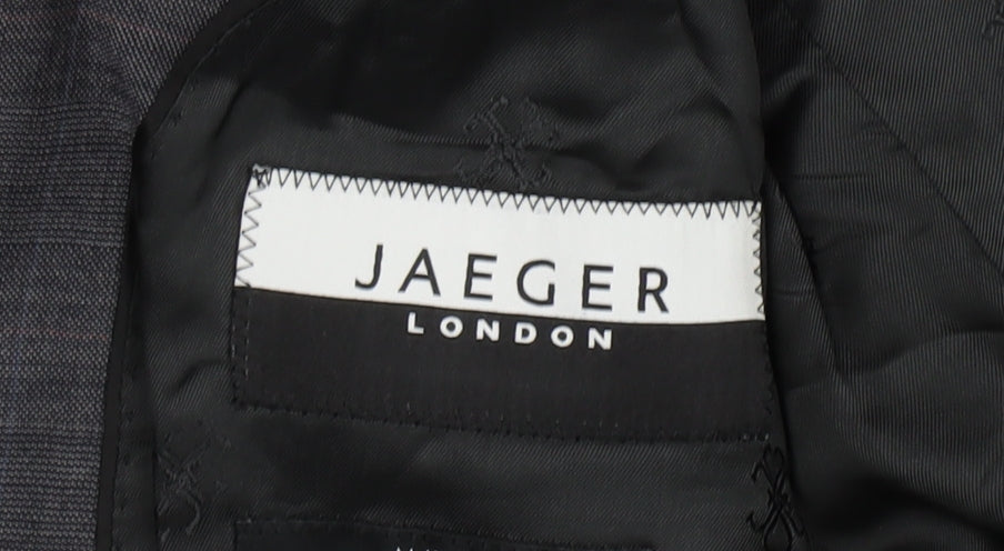 Mens UK Size 44 Jaeger Regular Grey Suit Jacket