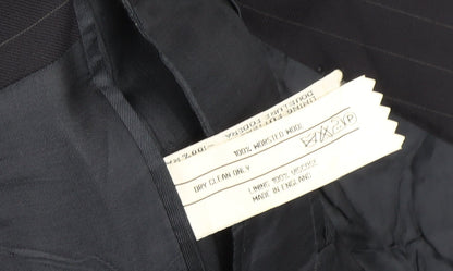 Austin Reed Men's Blue Striped Blazer, Peak Lapel, 40S