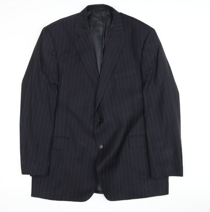 Austin Reed Men's Blue 46 Blazer Single-Breasted Jacket