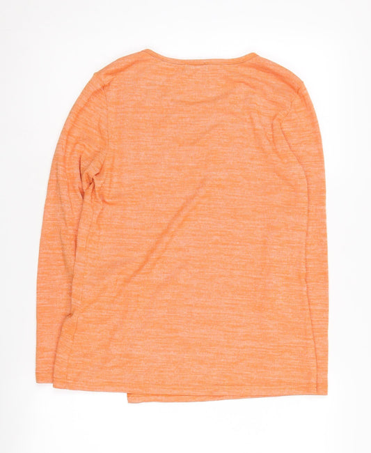 Womens UK Size M Klass Orange Pullover Jumper
