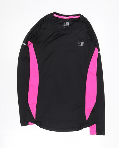 Karrimor Women's Black Running Long Sleeve T-Shirt, Size 12