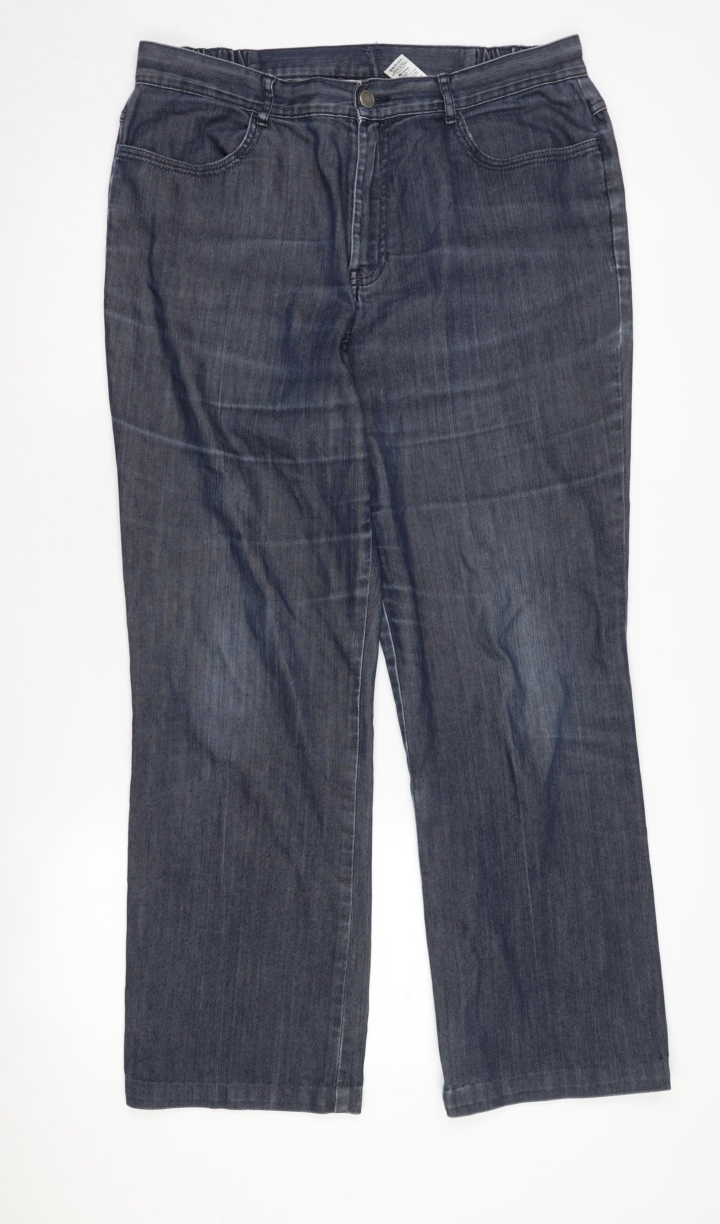 Womens UK Size 14 Marks and Spencer Regular Fit  Blue Jeans