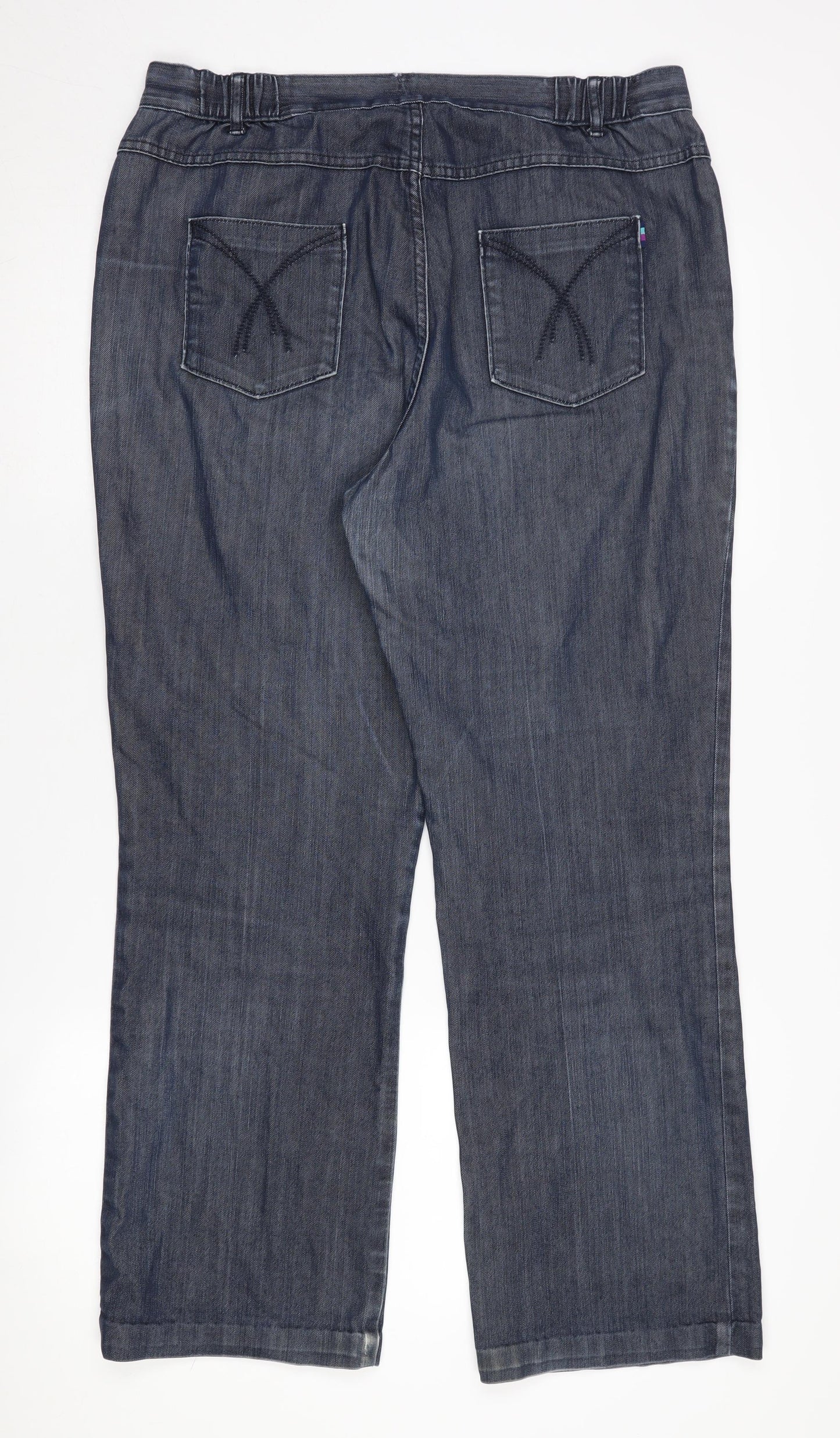 Womens UK Size 14 Marks and Spencer Regular Fit  Blue Jeans