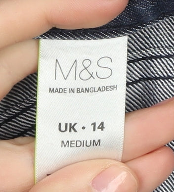 Womens UK Size 14 Marks and Spencer Regular Fit  Blue Jeans