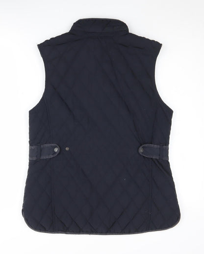 Womens UK Size 12 Crew Clothing Co. Black Quilted Coat