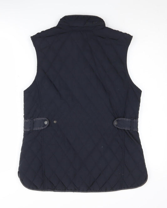 Crew Clothing Co. Women's Black Quilted Waistcoat Size 12