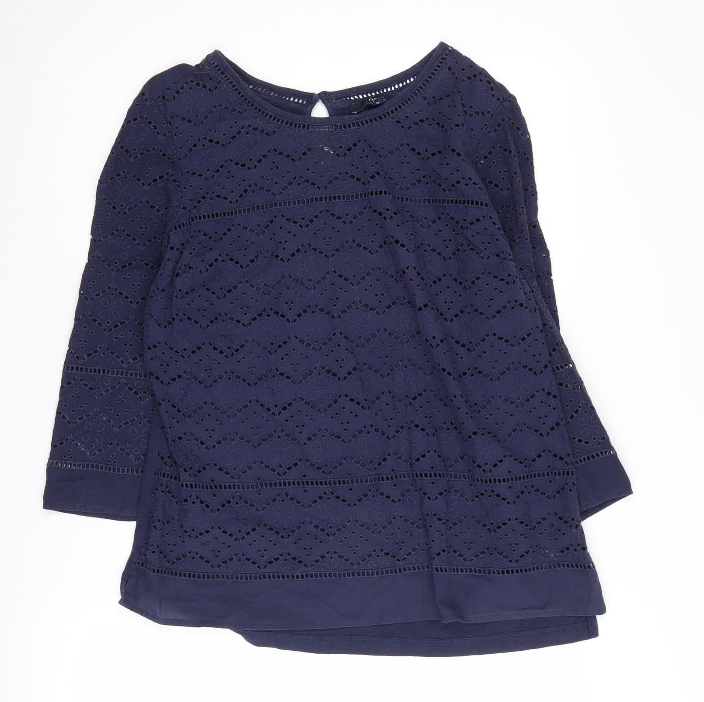 Womens UK Size 14 NEXT Blue Basic Blouse