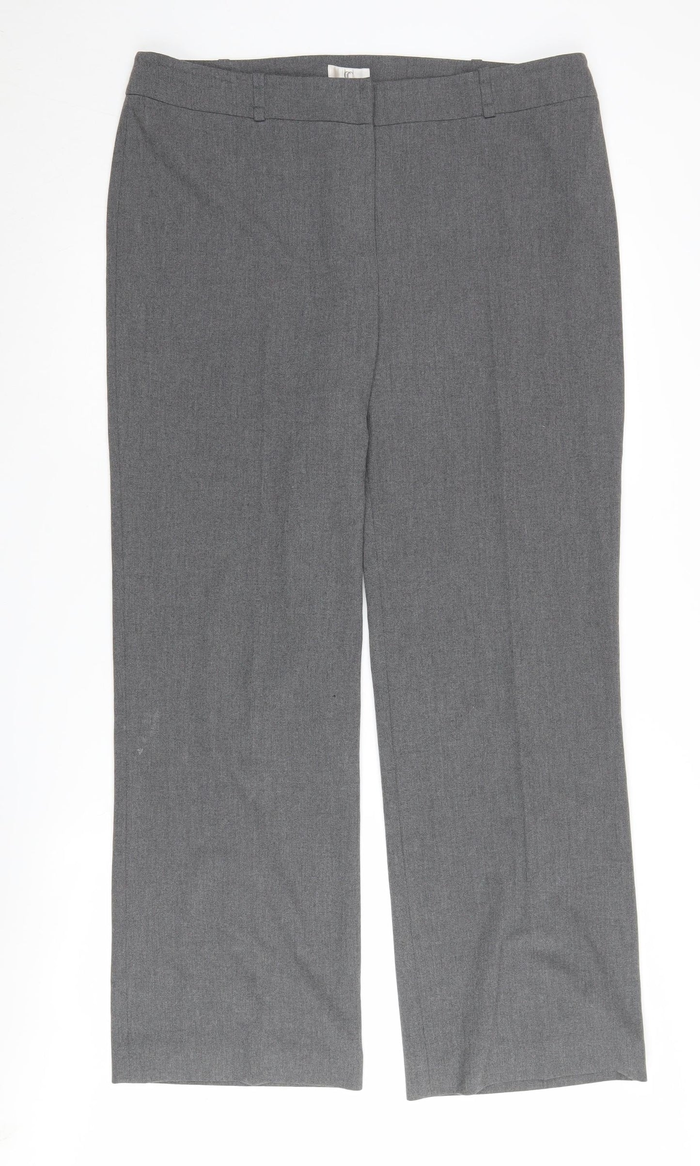 CC Women's Grey Dress Pants Size 18 - Business Classic
