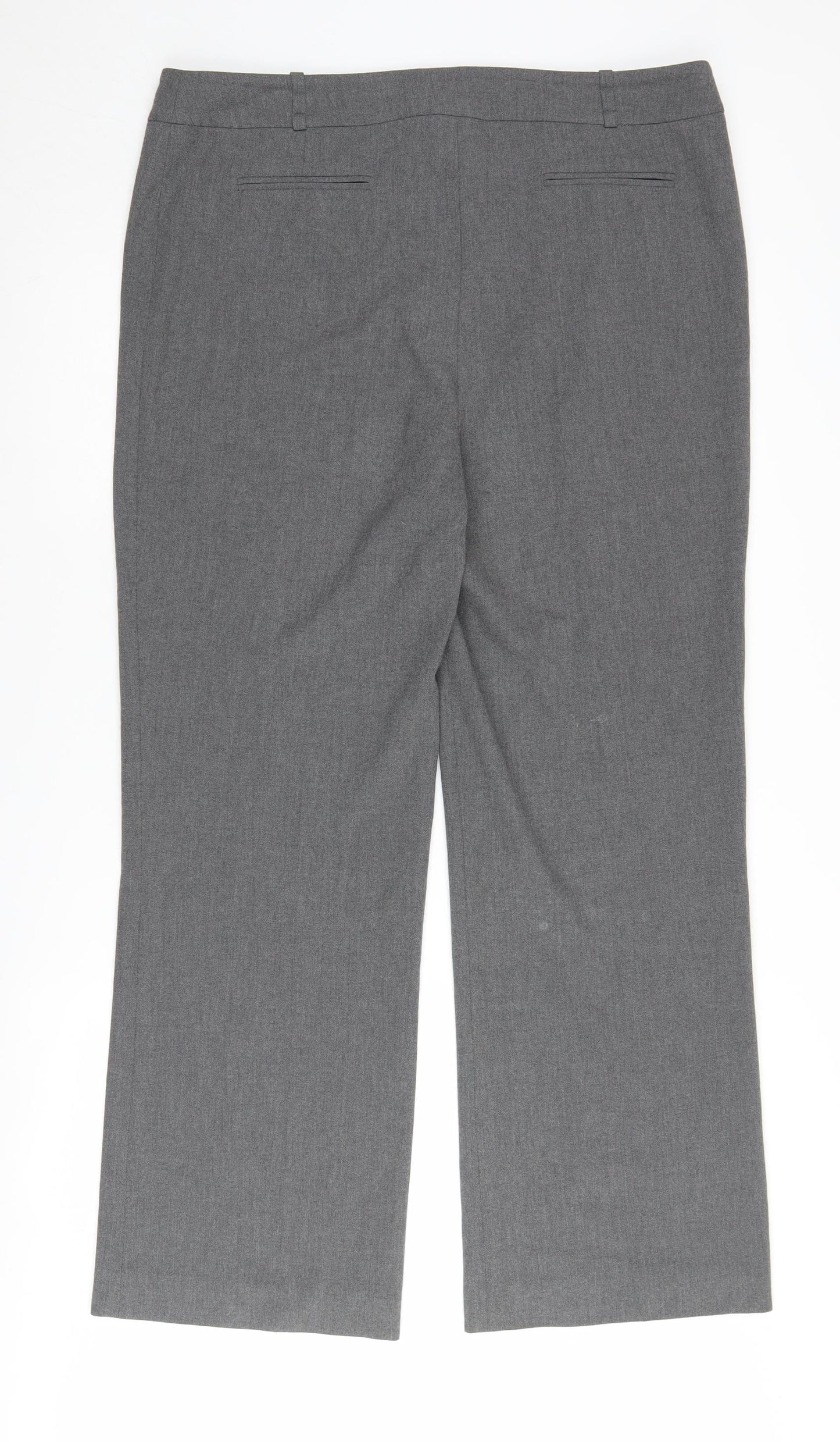 CC Women's Grey Dress Pants Size 18 - Business Classic