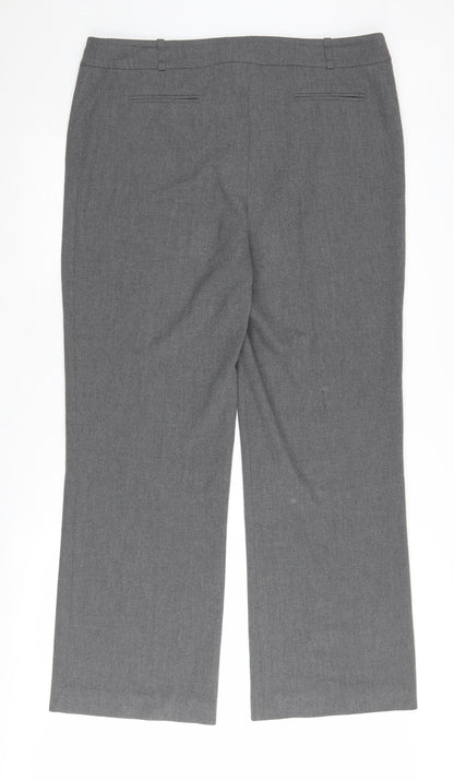 CC Women's Grey Dress Pants Size 18 - Business Classic