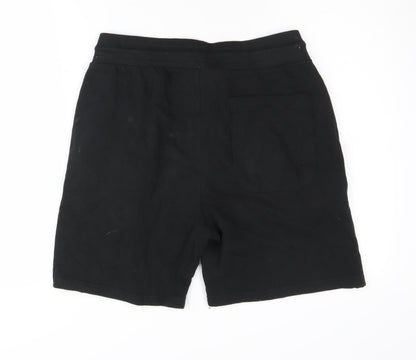 DFND Men's Black Sweat Shorts, Size L Casual Gym Wear