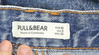 Pull&Bear Women's Blue Straight Jeans Size 4