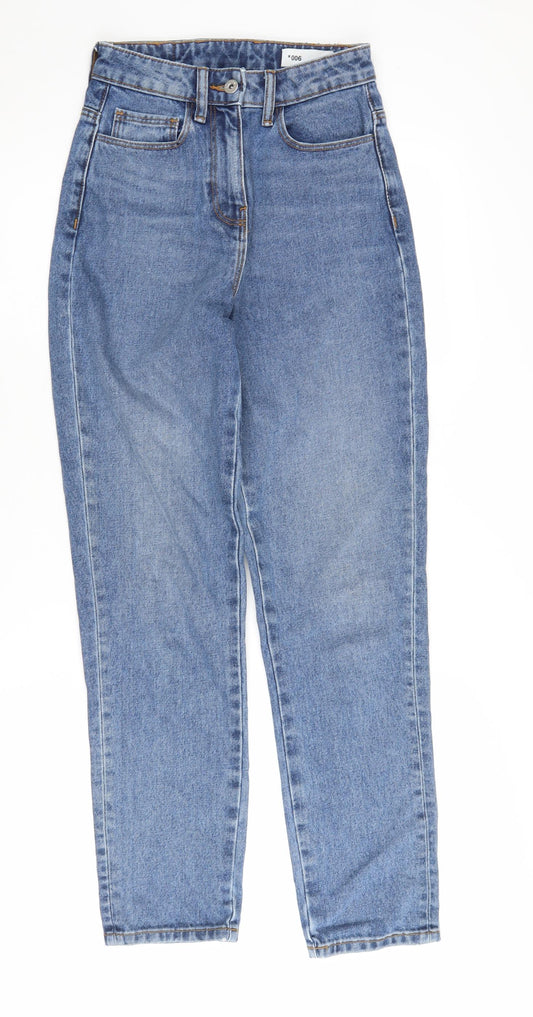 Collusion Women's Blue Straight Jeans Size 24