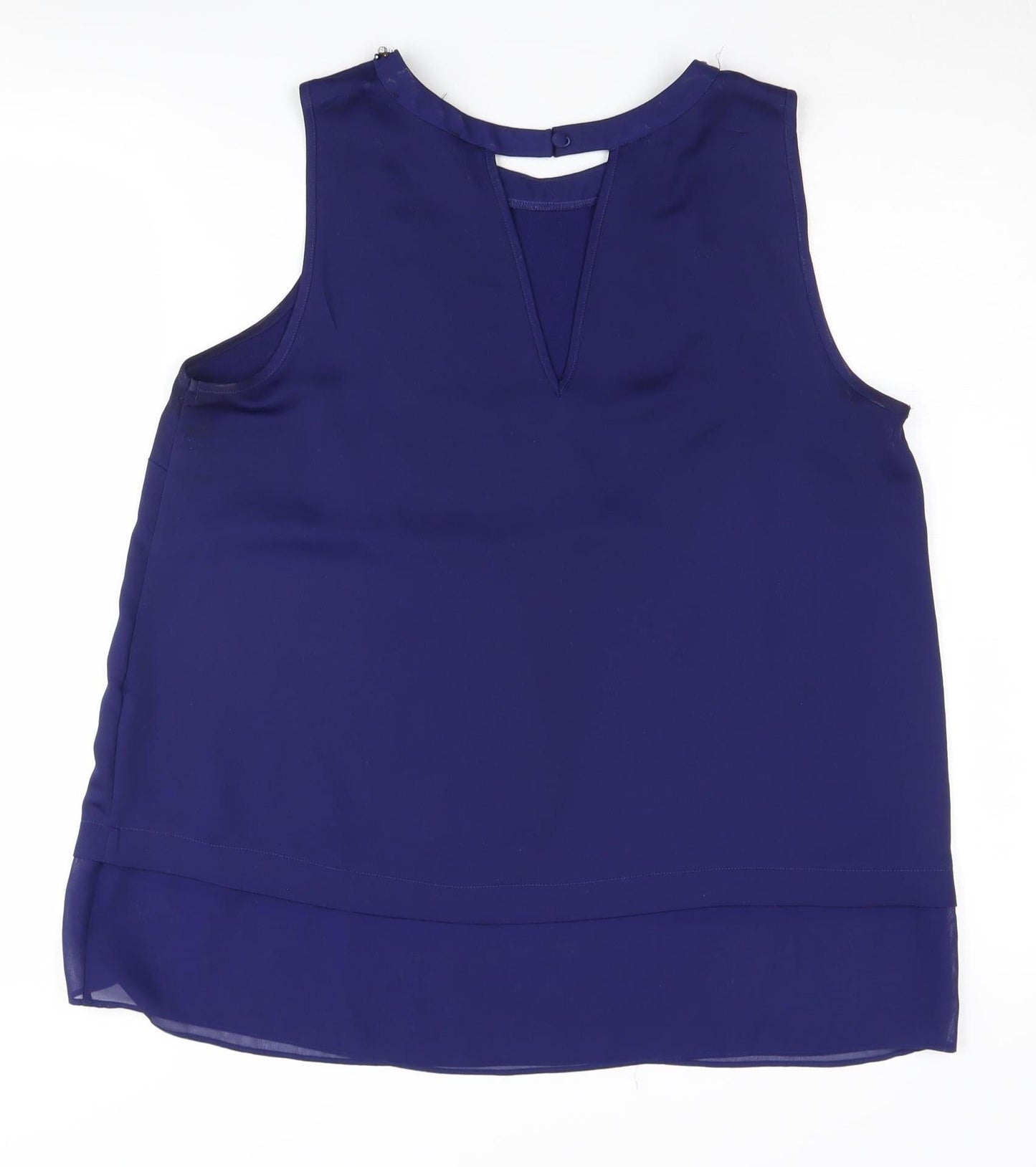 Womens UK Size 14 Marina Kaneva Blue  Blouse