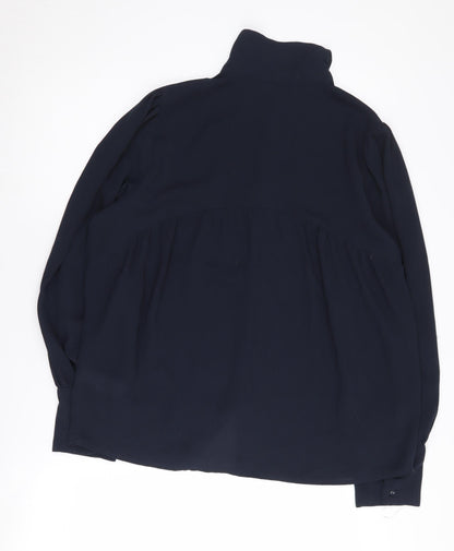 Womens UK Size 12 NEXT Black  Button-Up