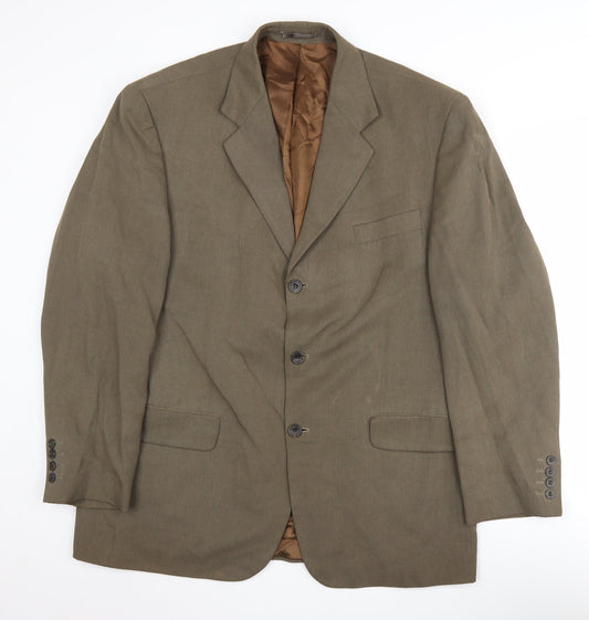 Mens UK Size 42 Principles Regular Brown Suit Jacket