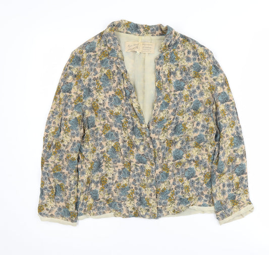 River Island Women's Floral Blazer Multicoloured Size 10
