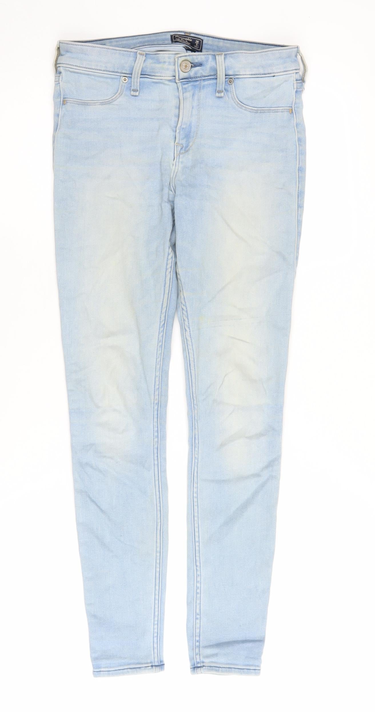 Abercrombie & Fitch Women's Blue Jegging, Size 2S, Light Wash