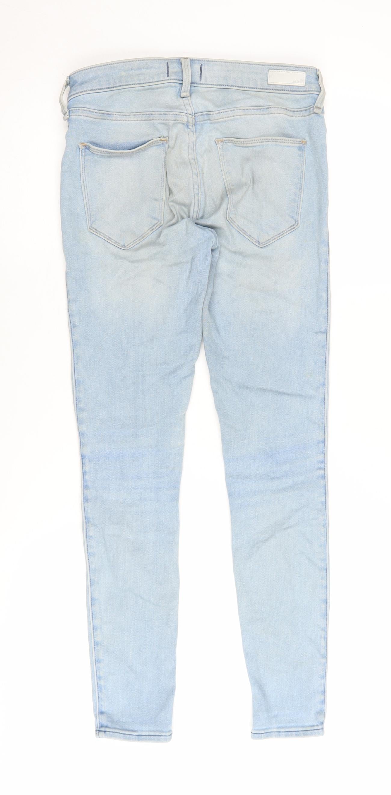 Abercrombie & Fitch Women's Blue Jegging, Size 2S, Light Wash