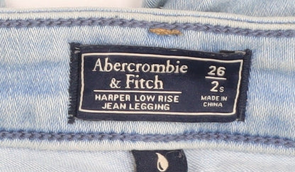 Abercrombie & Fitch Women's Blue Jegging, Size 2S, Light Wash