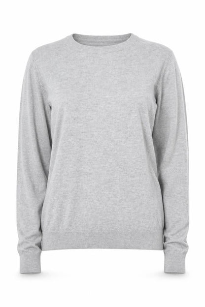 MNG Women's Grey Pullover Jumper, Size M, Crew Neck